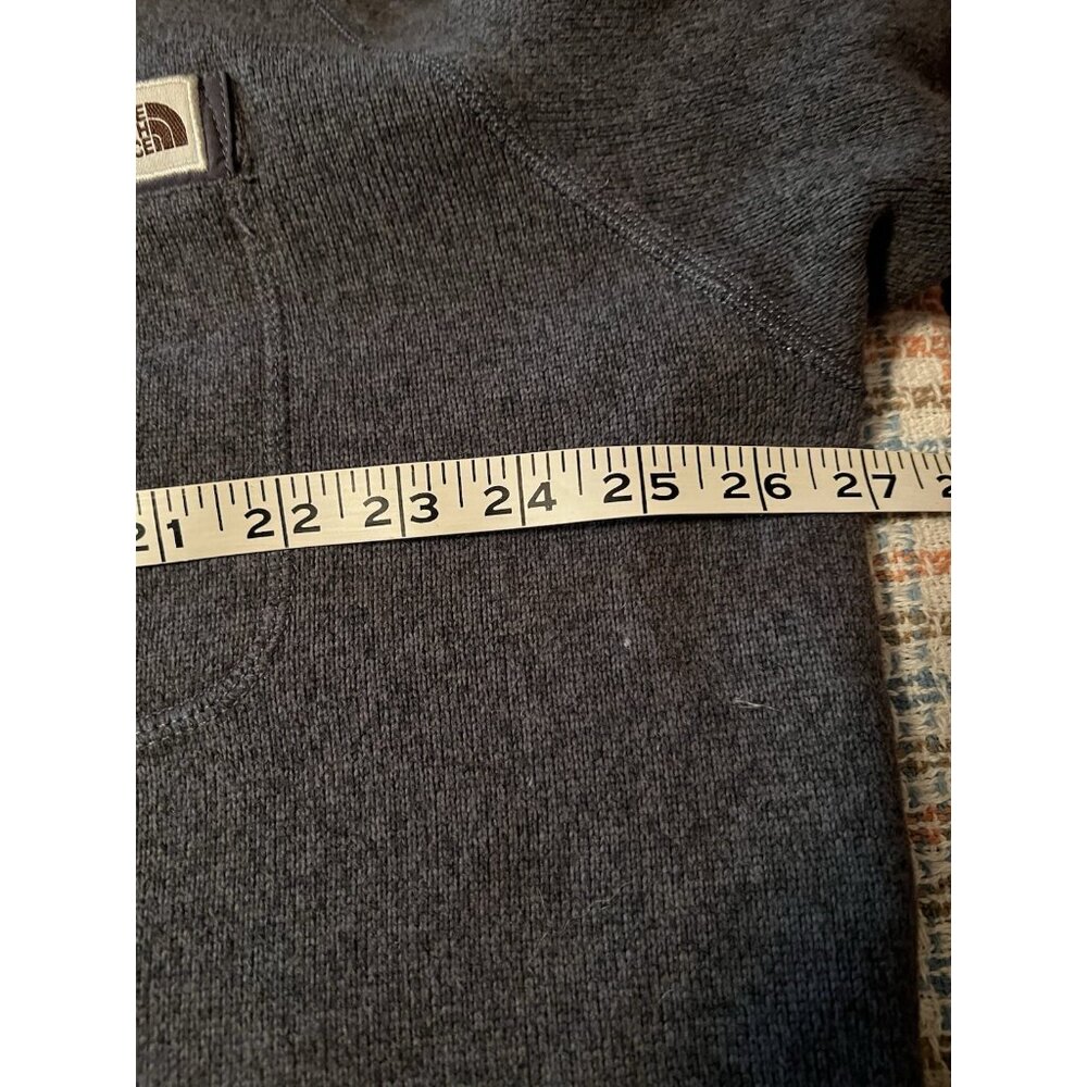 The North Face Gordon Lyons 1/4 Zip Men’s XXL Gray Sweater 2XL Fleece Pocket - Picture 15 of 16